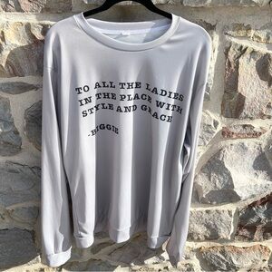Biggie Smalls To All The Ladies In The Place Long Sleeve Shirt Size 2X